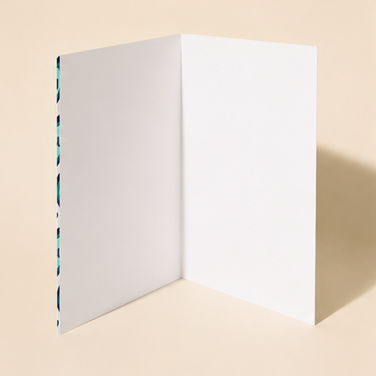 Abbu Father's Day Card - Modern Multiple Hearts Pattern