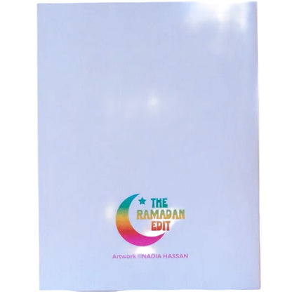 Colorful logo with 'The Ramadan Edit' text on a light blue background