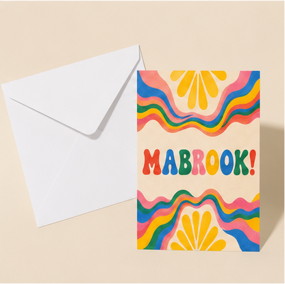 Mabrook Congratulations Card
