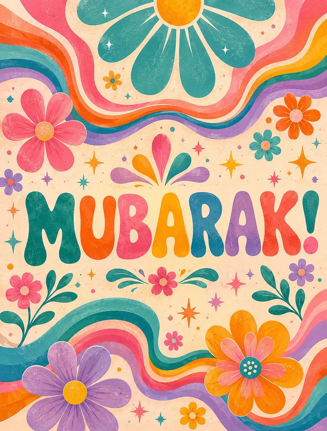 Mubarak Congratulations Card