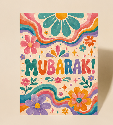 Mubarak Congratulations Card