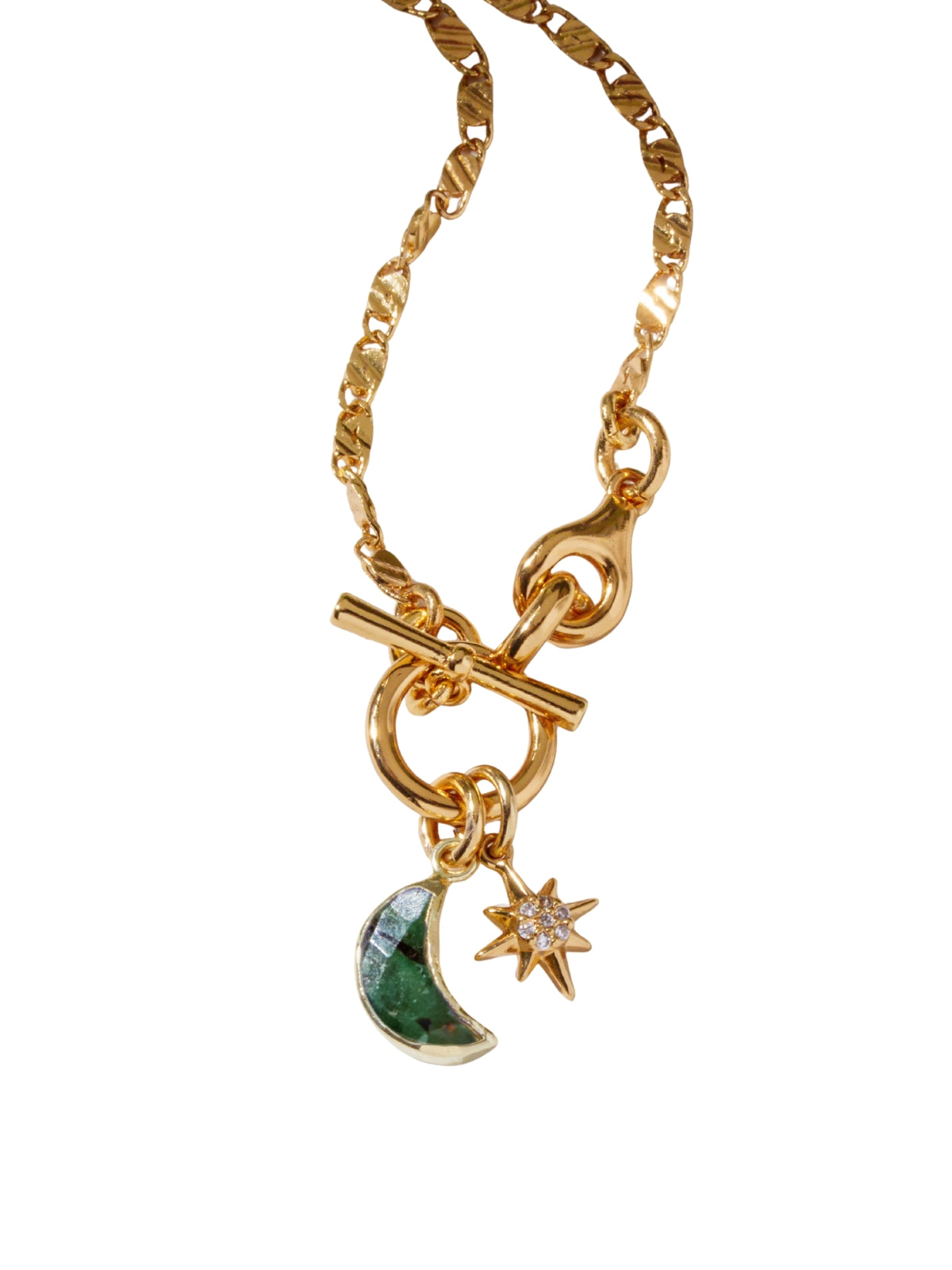 Celestial Green Glow Necklace