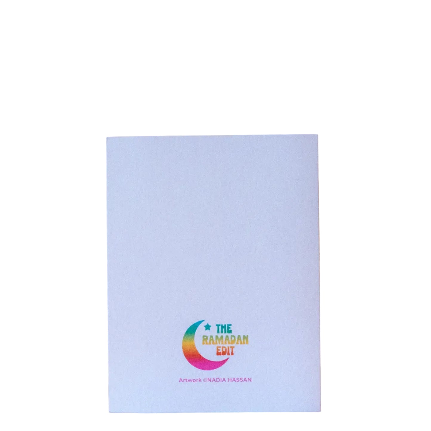 Light blue notebook with 'The Ramadan Edit' logo on a white background